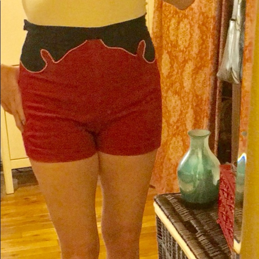 Sexy True Vintage Patriotic Cowgirl Shorts & ⁉️🎁!